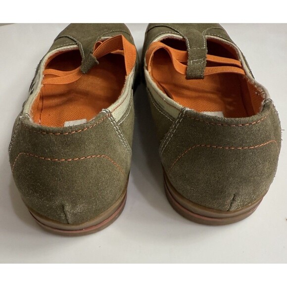 Steve Madden Size 8 Olive Suede Canvas Slip-on Shoes  Comfy Webster - Picture 5 of 10